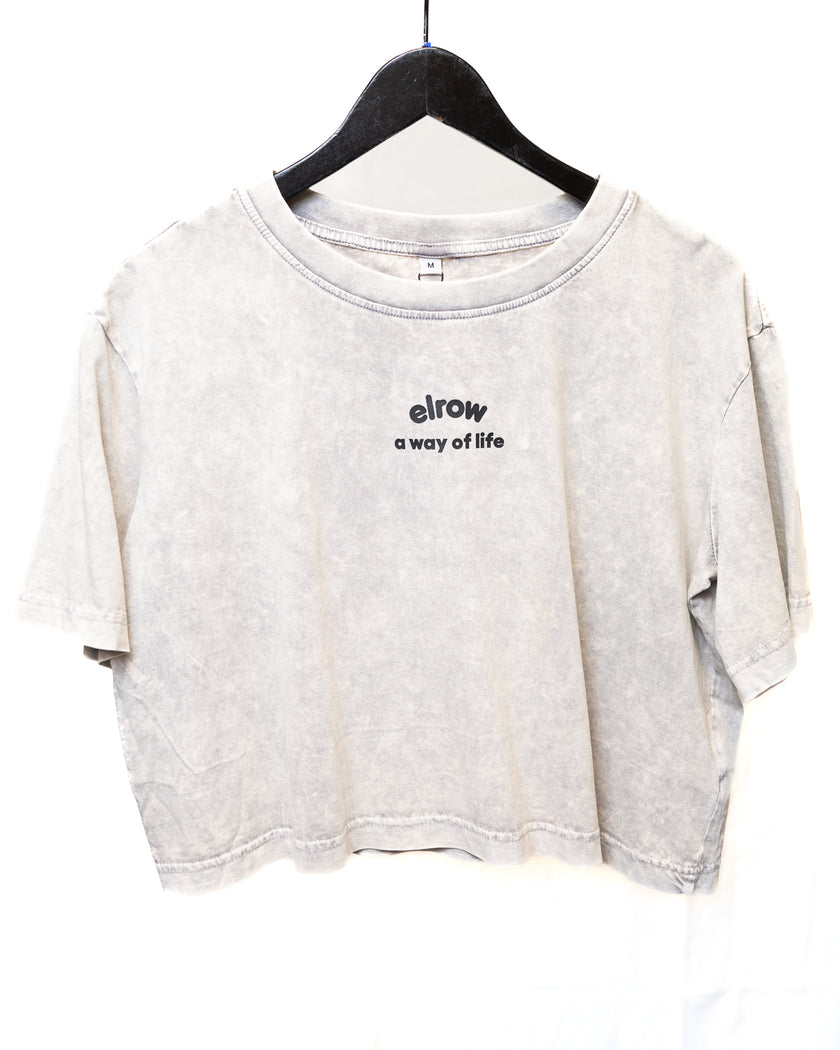 BASIC GREY CROP TOP