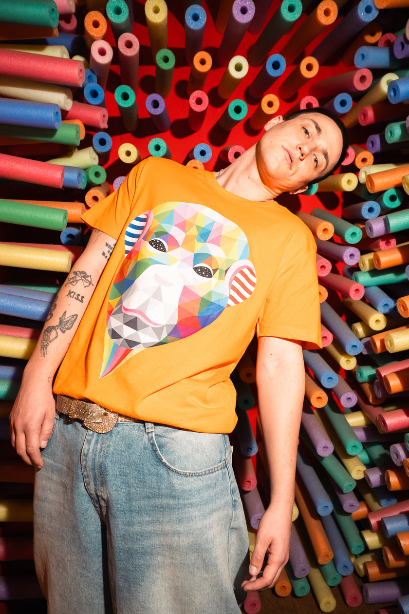 OKUDA ​​X ELROW ORANGE T-SHIRT