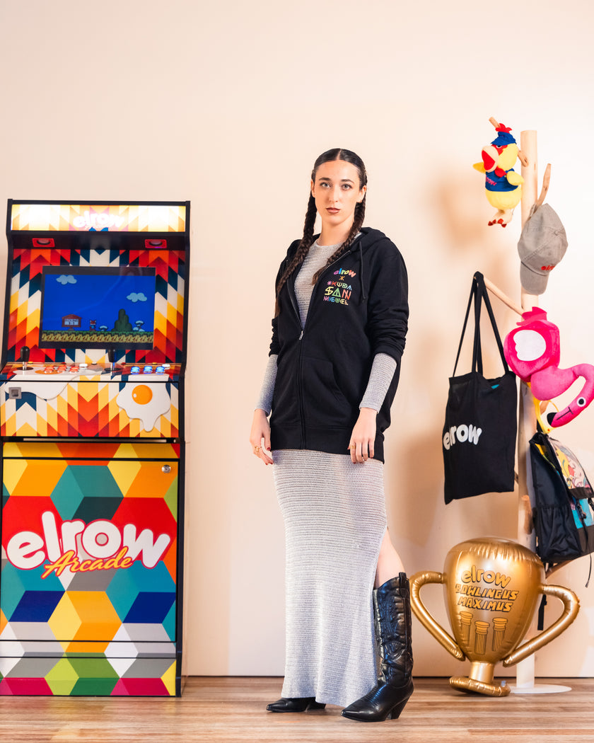OKUDA ​​X ELROW BLACK SWEATSHIRT